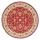 preview thumbnail 55 of 81, SAFAVIEH Handmade Easy Care Deidra Oriental Rug 6' Round - Red/Ivory - Round