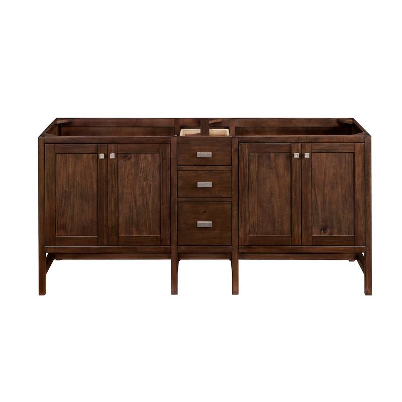 James Martin Vanities Addison 72" Single Vanity, Mid Century Acacia - Base Only - No Top