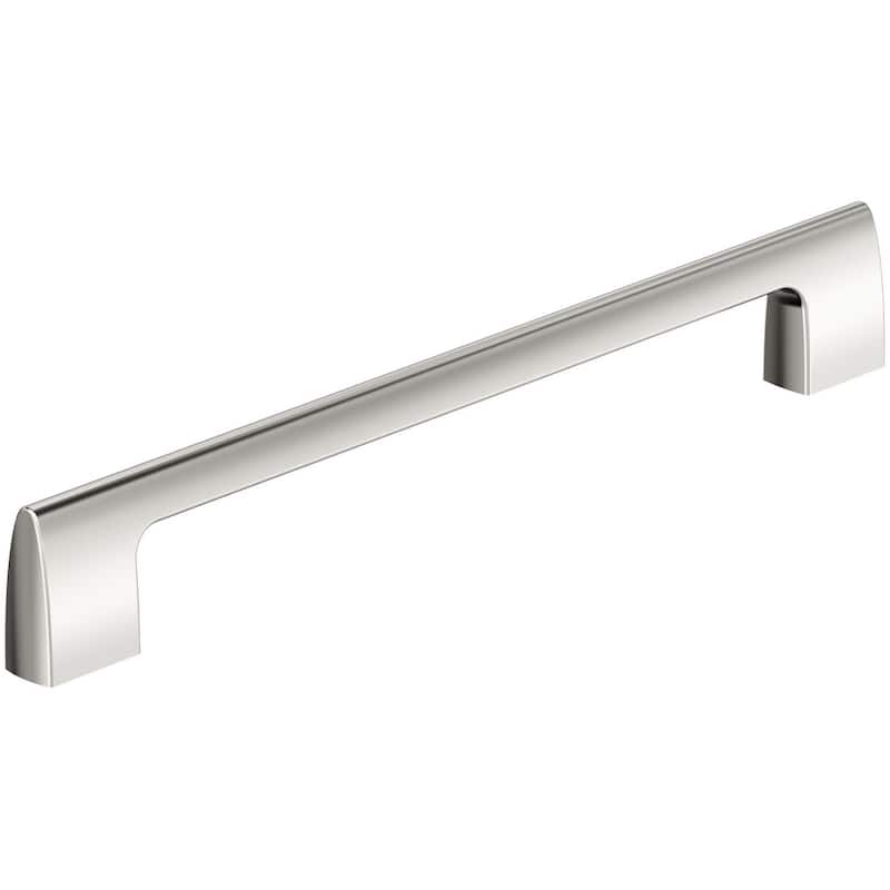 Amerock BP55489 Riva 8-13/16" Center to Center Handle Cabinet Pull - Polished Nickel