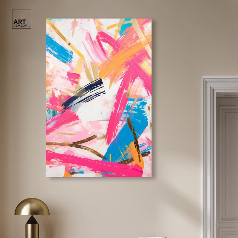 Exuberant Hues IV Canvas by Art Remedy, Gallery Wrapped
