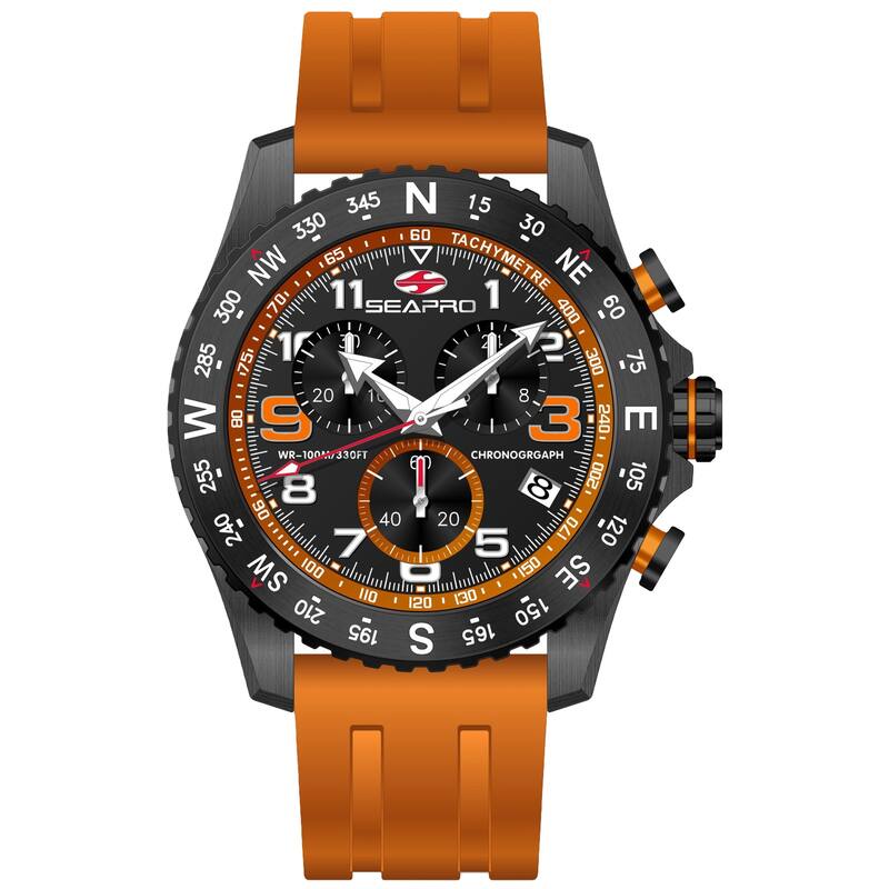 Seapro Men's Gallantry Black Dial Watch - SP9734 - 6 (36)