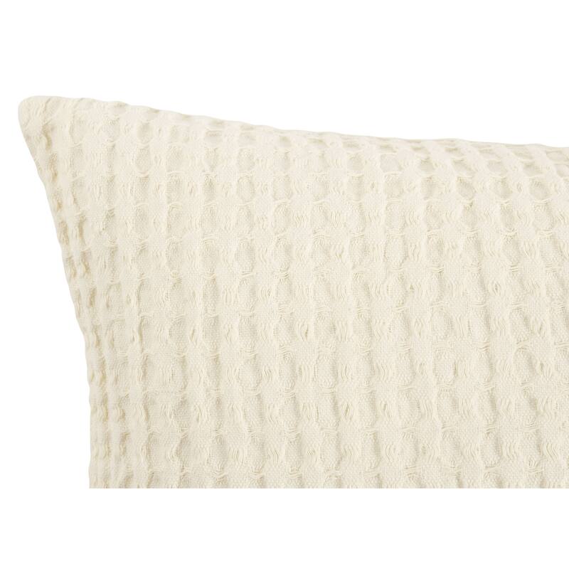 KAF Home Jumbo Waffle Decorative Pillow 20" x 20"