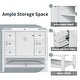 preview thumbnail 28 of 28, 36" Bathroom Vanity with Sink Combo, One Cabinet and Three Drawers, Solid Wood and MDF Board