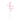 Set of 6 Pink Artificial Cherry Blossom Flower Stem Spray 34in - 34" L x 8" W x 3" DP