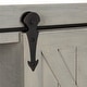 preview thumbnail 49 of 57, Kate and Laurel Cates Decorative Wood Cabinet with Sliding Barn Door - 22x28