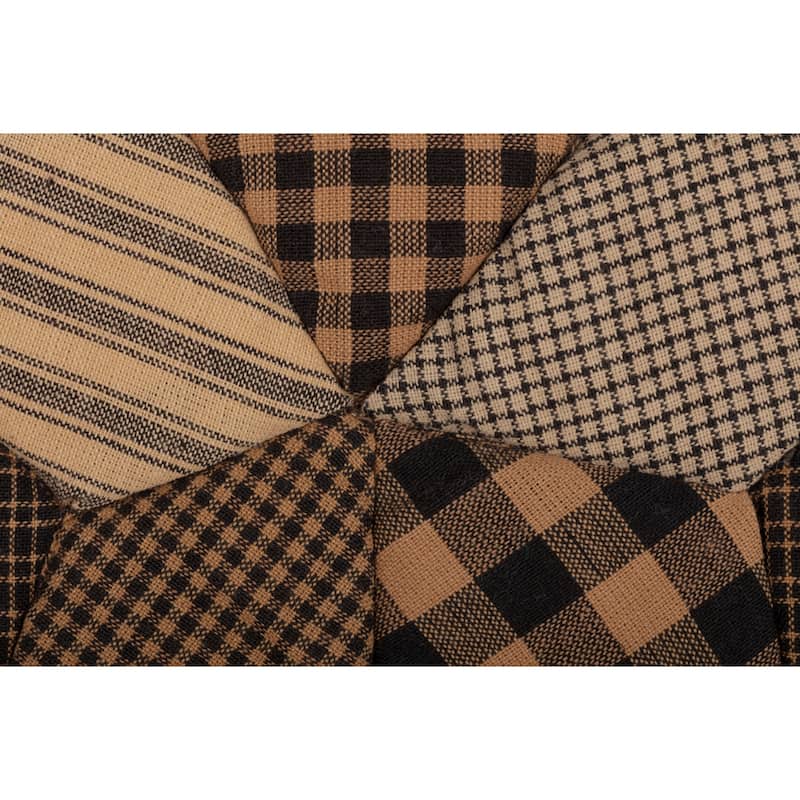 Farmhouse Star Placemat Quilted Set of 6 12x18 - Placemat 12x18