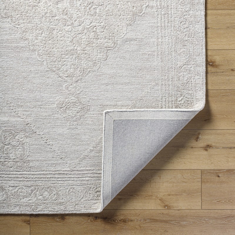 Anissa Casual Solid Color Wool Area Rug