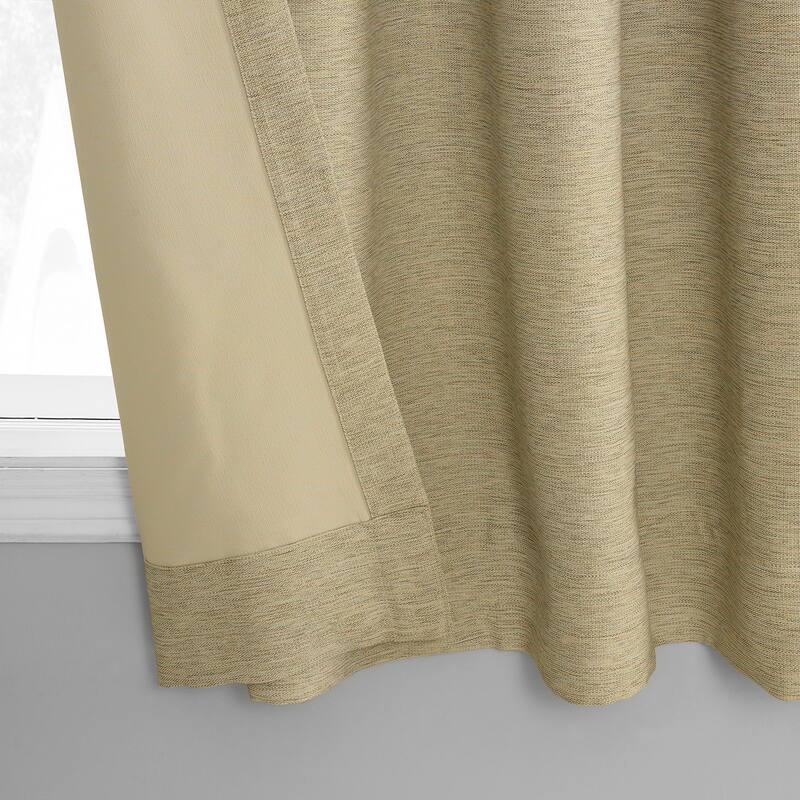 Exclusive Fabrics Bellino 63 In Grommet Room Darkening Curtain Panel (1 Panel) - 50 x 63
