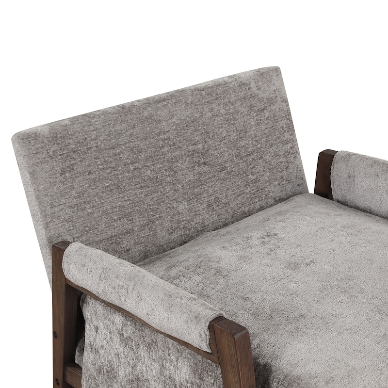 Mid-Century Modern Velvet Accent Chair