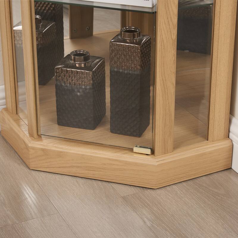 Corner Treasure Display Cabinet