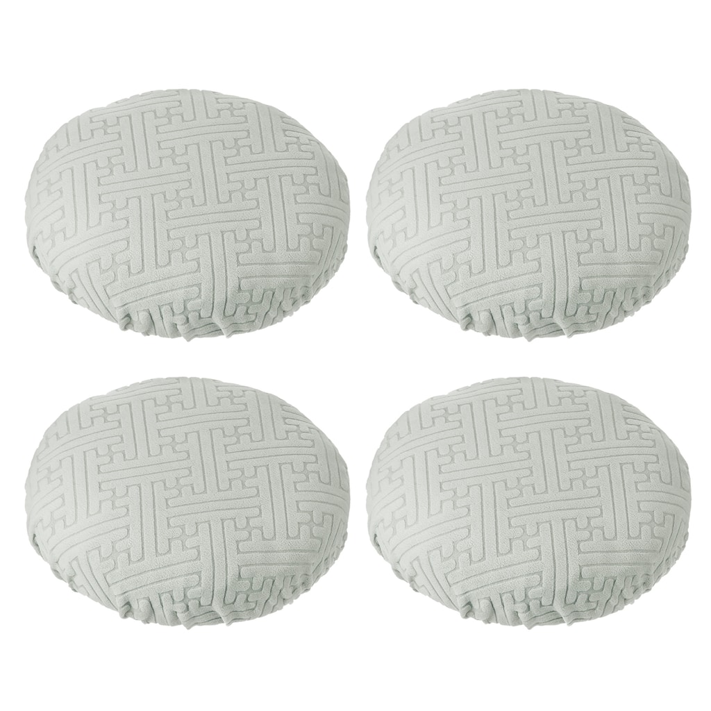 4 Pcs Bar Stool Cover Elastic Bar Stool Seat Covers for 11"-14" Chairs