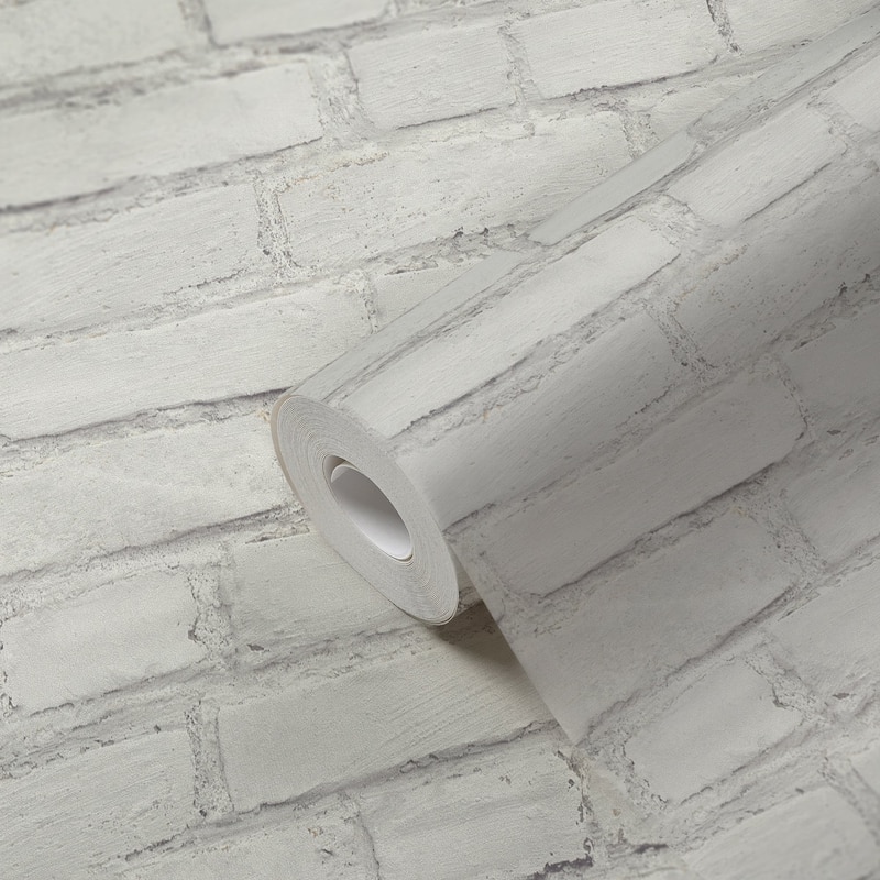 Galerie Wallcoverings Bricks and More Collection Coastal Brick Effect Matte Finish Vinyl on Non-woven Wallpaper Roll