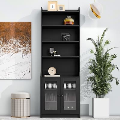 78" Tall Kitchen Pantry,Kitchen Cabinet with Doors and Adjustable Shelves,Storage Cabinet for Kitchen