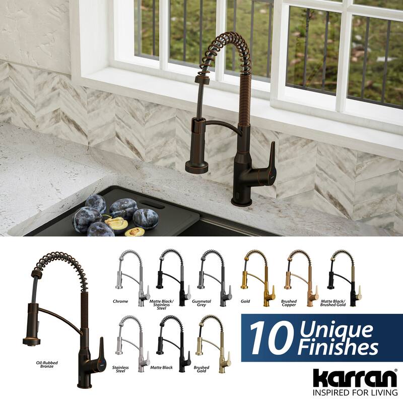 Karran Scottsdale Touchless Single-Handle Pull-Down Sprayer Kitchen Faucet