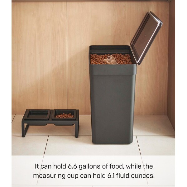 Yamazaki Home Rolling Airtight Pet Food Container (25 lbs