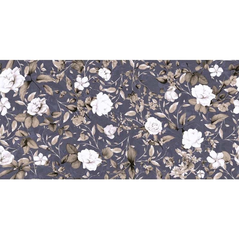 Idyll 24x48 Glossy Porcelain Floral/ Botanical Tile - Floor, Wall - Large Format