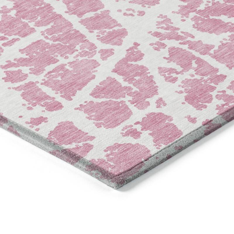 Daso Unique Abstract Weather Resistant Classic Meets Modern Outdoor Rug