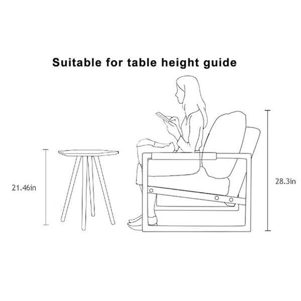 End&Side Table Small Accent Coffee Table Faux Marble Dark Gold Legs