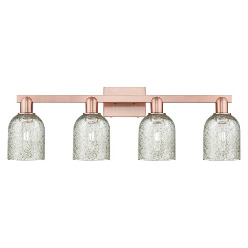Innovations Lighting Endless Possibilities Arcadia - Caledonia - 4 Light 32" Bath Vanity Light - Antique Copper/Mica
