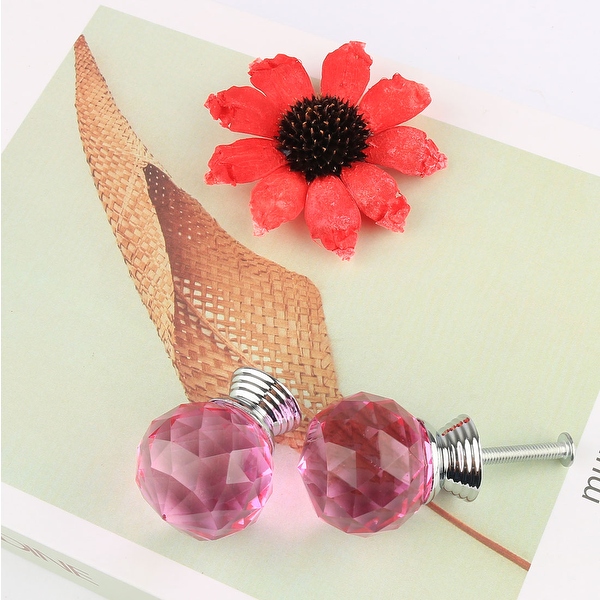 Pink drawer hotsell knobs