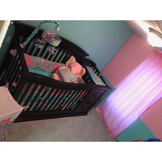 Shop My Baby Sam Pixie Baby in Aqua 3-piece Crib Bedding ...
