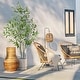 preview thumbnail 14 of 17, 6 FT Artificial Eucalyptus Tree with Round Leaves,Realistic Fake Indoor Outdoor Plant in White Pot