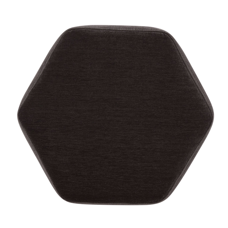 Poly & Bark Hexad Fabric Ottoman - Stain and Spill Resistent Performance Fabric