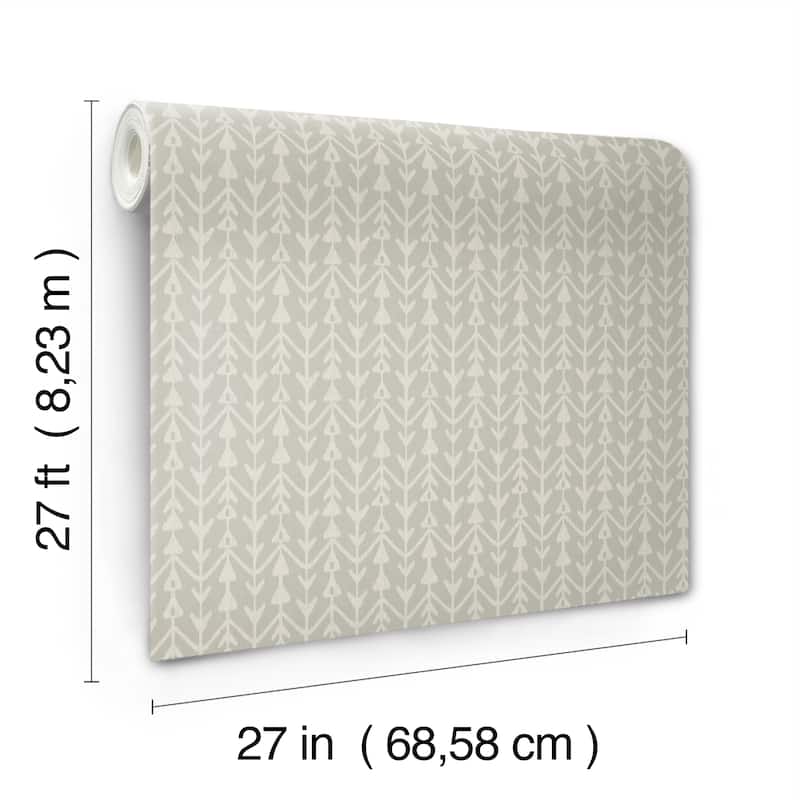 Soissons Martigue Stripe 27 In W X 27 Ft L Wallpaper