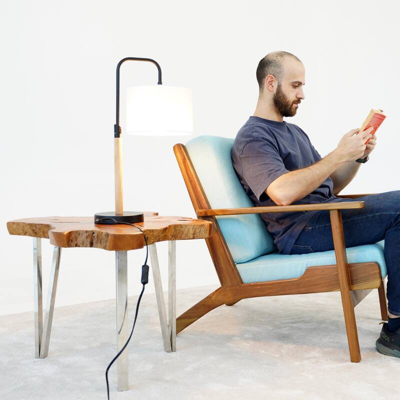 Stylish Desk Lamp,Easy To Install for Bedside Table Lamp, Night Light, Study Lamp, Simple Table Lamp with Cylinder Shade 110V