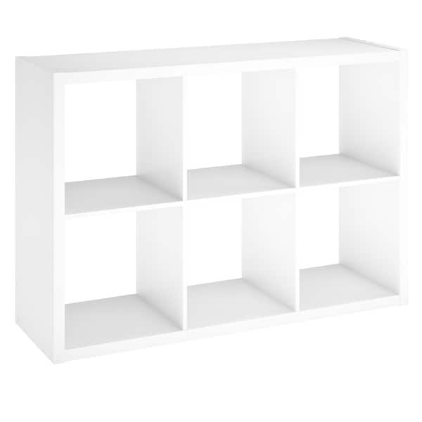 slide 2 of 15, ClosetMaid 6-Cube Decorative Storage Organizer White