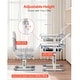 preview thumbnail 13 of 40, UIMOSO Kids Study Chair and Desk Set, Study Desk and Chair for Kids, Adjustable Height Kids Study Desk with Chair