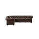 preview thumbnail 19 of 38, Knightsbridge Chesterfield L-shaped Sectional by iNSPIRE Q Artisan