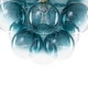 preview thumbnail 64 of 63, Glam Single-light Dining Room Glass Globe Bubble Chandelier - 17.7 in