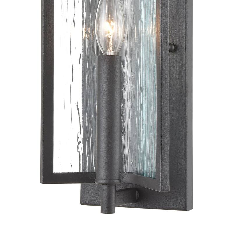 Inversion 14-inch High 1-Light Sconce in Charcoal - 14 inch Tall