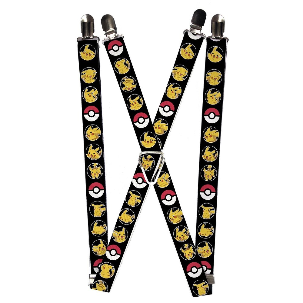 One Size Buckle-Down Mens Suspender-Penguins