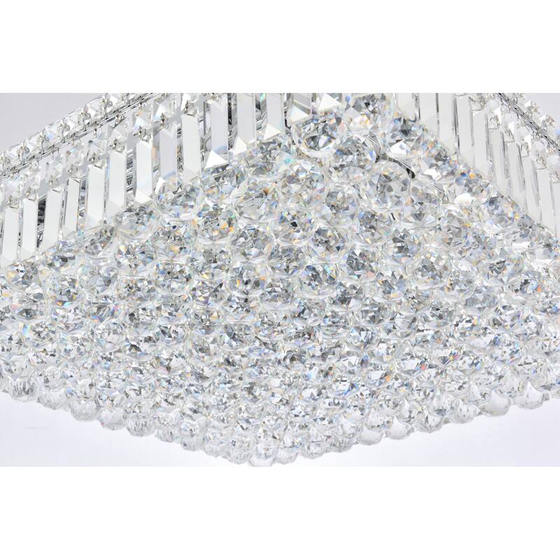 Elegant Lighting V2032F24/RC Maxime 13 Light 24" Wide Flush Mount
