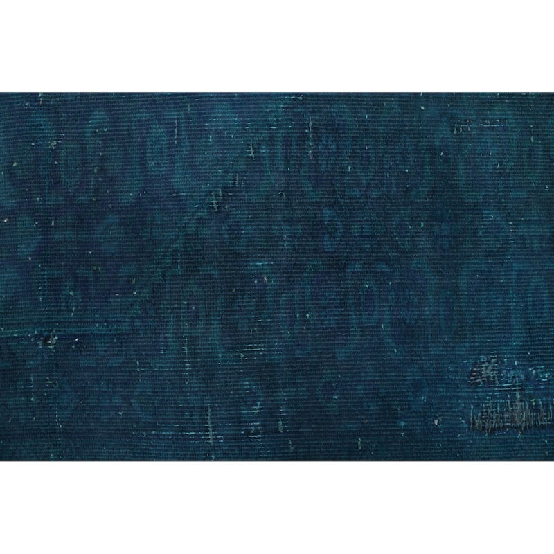 ECARPETGALLERY Hand-knotted Color Transition Blue Wool Rug - 4'2 x 7'1