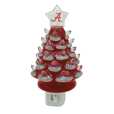 6.5" Alabama Xmas Tree Nite Lite