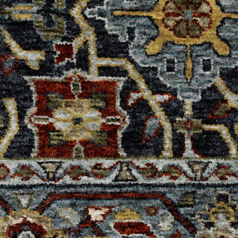 Style Haven Amelie Persian Panel Blue/ Multi Indoor Area Rug