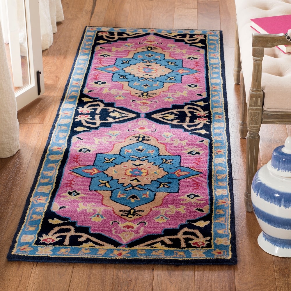 SAFAVIEH Handmade Bellagio Toma Modern Oriental Wool Rug