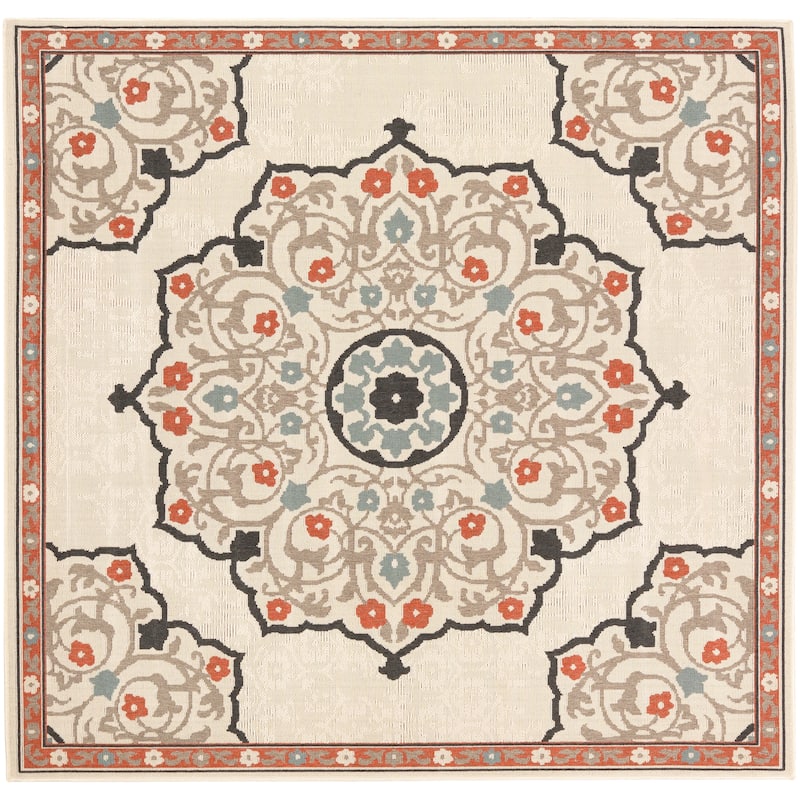 Artistic Weavers Erminio Medallion Indoor/ Outdoor Area Rug - 8'10" Square