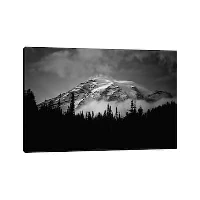 iCanvas "Mountain Black And White" by Karen Mandau Canvas Print