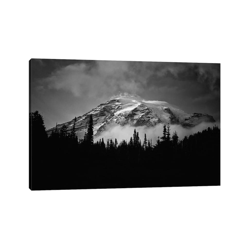 iCanvas "Mountain Black And White" by Karen Mandau Canvas Print