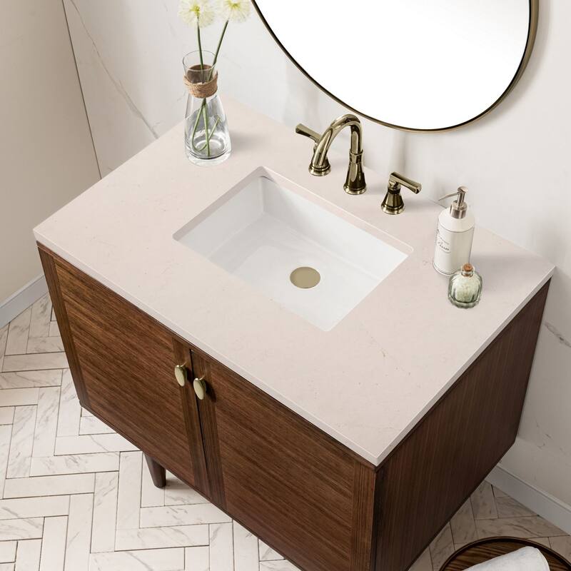 James Martin Vanities 670-V36-3EMR Amberly 36" Free Standing or Wall