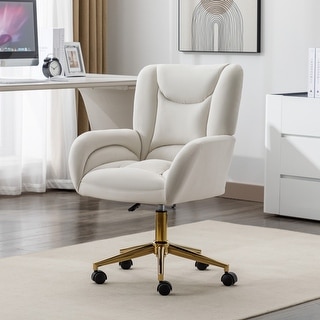Adjustable Height 360 Swivel Home Office Desk Chair with Wheels - Bed ...
