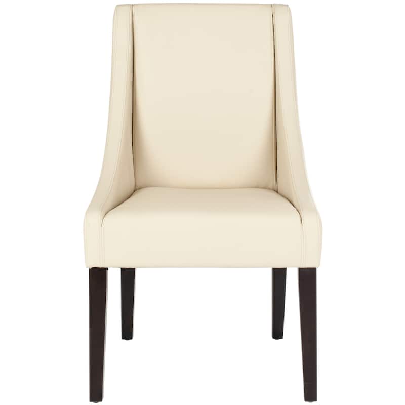 SAFAVIEH Toccara Dining Sloping Arm Chairs Cream Dining Chair (Set of 2) - 23.6" x 25.8" x 38.6" - 24Wx26Dx39H