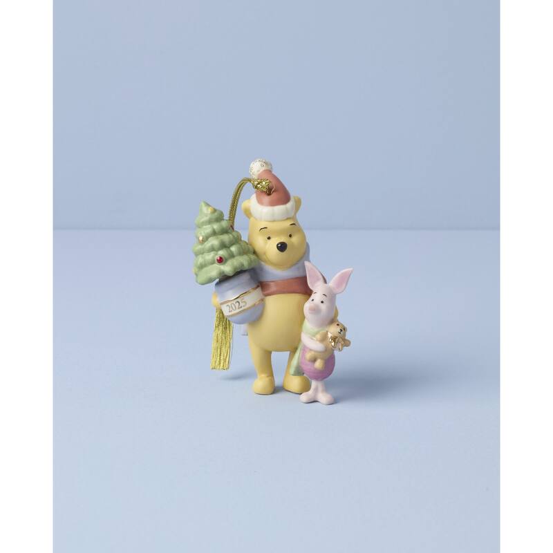 Lenox 2025 Winnie the Pooh & Piglet Ornament
