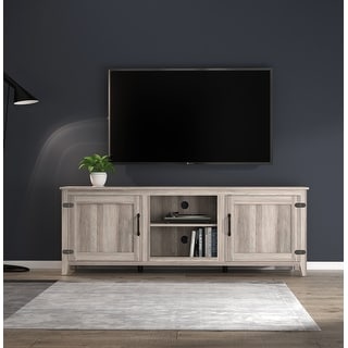 TV Stand Storage Media Console Entertainment Center With Two Doors ...