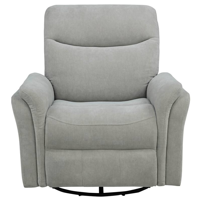 Adler Upholstered Power Swivel Glider Recliner