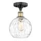 Option Clear Water Glass / Black Antique Brass